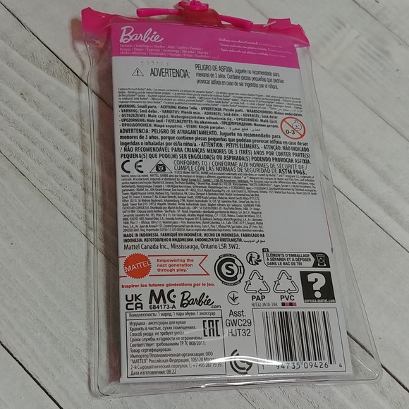 NWT Barbie Ballerina Clothing w. Point Shoes and Flowers - Picture 4 of 4